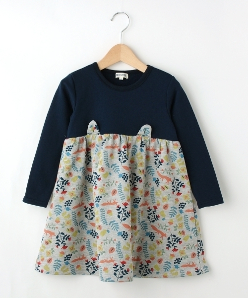 Shoo La Rue シューラルー の キツネ総柄耳付きワンピース ワンピース Wear