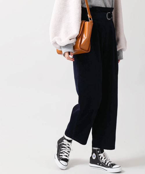 WEGO(ウィゴー)の「WEGO/コーデュロイペグトップパンツ(その他パンツ・レディース・ネイビー/ライトピンク/ライトベージュ・FREE)」の3枚目の写真