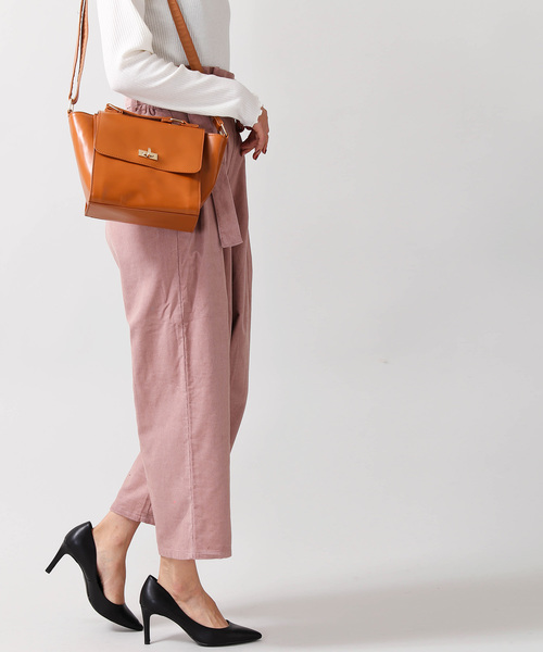WEGO(ウィゴー)の「WEGO/コーデュロイペグトップパンツ(その他パンツ・レディース・ネイビー/ライトピンク/ライトベージュ・FREE)」の8枚目の写真