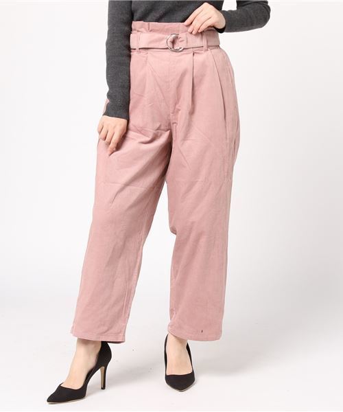 WEGO(ウィゴー)の「WEGO/コーデュロイペグトップパンツ(その他パンツ・レディース・ネイビー/ライトピンク/ライトベージュ・FREE)」の14枚目の写真