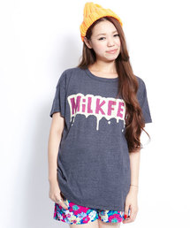 MILKFED. | BF S/S TEE DRIP CRANIUM(Tシャツ/カットソー)