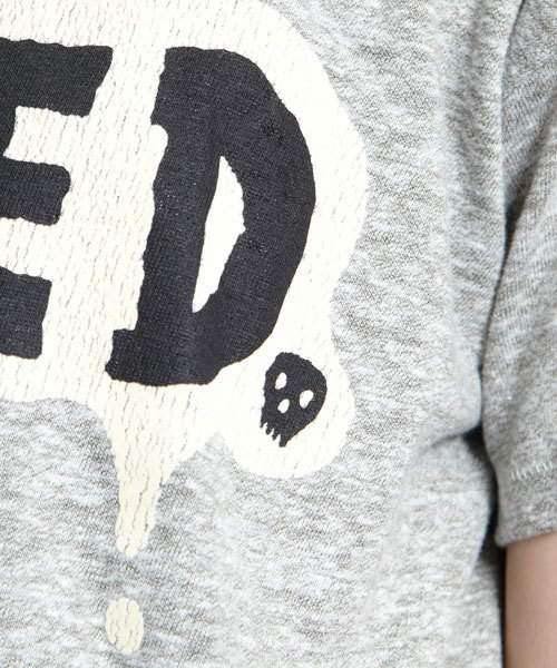 MILKFED.（ミルクフェド）の「BF S/S TEE DRIP CRANIUM（Tシャツ/カットソー・レディース・アッシュグレー/レッド/ネイビー・SMALL/MEDIUM）」の6枚目の写真
