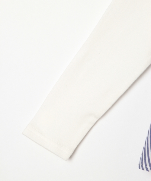 GLOBAL WORK（グローバルワーク）の「【キッズ】リボンビスチェレイヤー長袖/777517（Tシャツ/カットソー・キッズ・ブラック/その他1/ネイビー・MEDIUM/LARGE/SMALL/X-LARGE/XX-LARGE）」の8枚目の写真