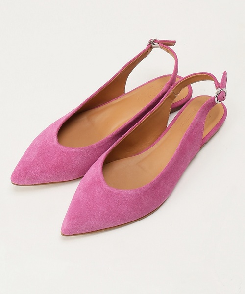 SLOBE IENA(スローブイエナ)の「DEPP ポインテッドバックストラップシューズ◆(その他シューズ・レディース・ネイビー/ピンク・36/37/38)」の2枚目の写真