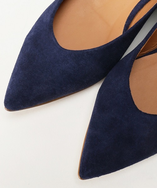 SLOBE IENA(スローブイエナ)の「DEPP ポインテッドバックストラップシューズ◆(その他シューズ・レディース・ネイビー/ピンク・36/37/38)」の6枚目の写真