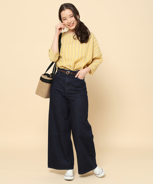 ROPE' PICNIC(ロペピクニック)の「ツイストブラウス(シャツ/ブラウス・レディース・ブルー系その他/イエロー系その他/ブルー系その他2・36/38)」の12枚目の写真