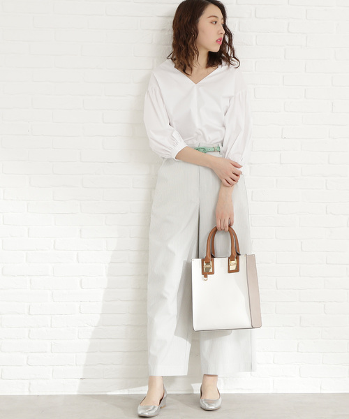 N.（N. Natural Beauty Basic）（エヌエヌナチュラルビューティーベーシック）の「◆コードレーンパンツ（その他パンツ・レディース・ベージュ系その他/グリーン系その他/ブルー系その他・MEDIUM）」の22枚目の写真