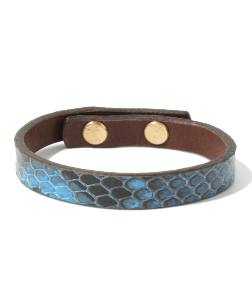 PAPILLONNER（パピヨネ）の「ギボシブレスパイソン（ブレスレット・レディース・ブルー/グリーン/ピンク/パープル・FREE）」の2枚目の写真