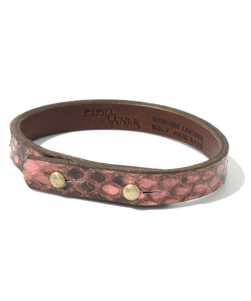 PAPILLONNER（パピヨネ）の「ギボシブレスパイソン（ブレスレット・レディース・ブルー/グリーン/ピンク/パープル・FREE）」の5枚目の写真