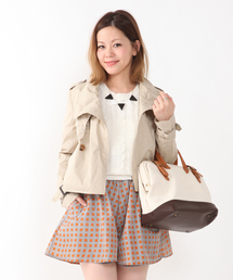 mystic | 【mystic】 スタンドカラーSトレンチ(トレンチコート)