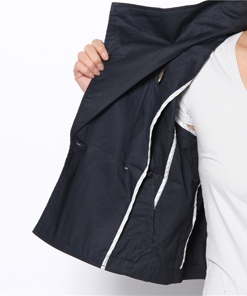 mystic(ミスティック)の「【mystic】 スタンドカラーSトレンチ(トレンチコート・レディース・ベージュ/グレー/ネイビー・フリ-)」の13枚目の写真