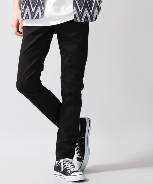 WEGO（ウィゴー）の「WEGO/ライトストレッチスキニーパンツ（その他パンツ・メンズ・ワイン/ブラック・LARGE/SMALL/MEDIUM）」の2枚目の写真