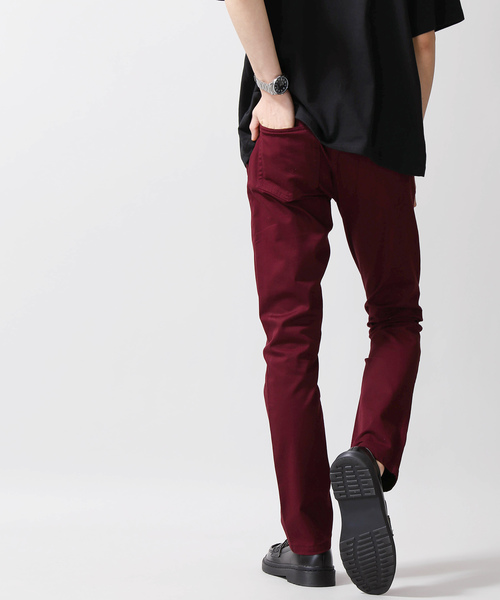 WEGO（ウィゴー）の「WEGO/ライトストレッチスキニーパンツ（その他パンツ・メンズ・ワイン/ブラック・LARGE/SMALL/MEDIUM）」の8枚目の写真