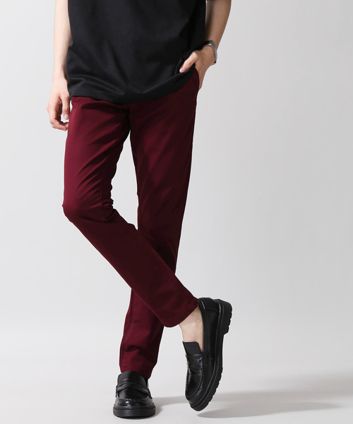 WEGO（ウィゴー）の「WEGO/ライトストレッチスキニーパンツ（その他パンツ・メンズ・ワイン/ブラック・LARGE/SMALL/MEDIUM）」の7枚目の写真