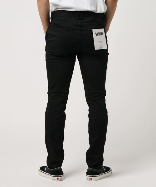 WEGO（ウィゴー）の「WEGO/ライトストレッチスキニーパンツ（その他パンツ・メンズ・ワイン/ブラック・LARGE/SMALL/MEDIUM）」の4枚目の写真