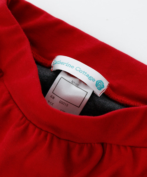 Catherine Cottage（キャサリンコテージ）の「両側ポケット付き10分丈フレアスカートレギンス（スカート・キッズ・ブラック/ネイビー/グレー/レッド/ミント/ピンク系その他/ライラック/パープル系その他2/ピンク系その他2・90/100/110/120/130/140/150/160）」の12枚目の写真