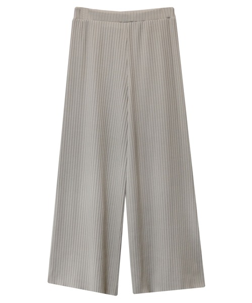 andme（アンドミー）の「カットリブニットソーワイドパンツ（その他パンツ・レディース・ネイビー/カーキ/グレー系その他/ブラック/ベージュ/ライトブラウン/グリーン/ブルー系その他/チャコールグレー/ブラウン・M/L）」の19枚目の写真