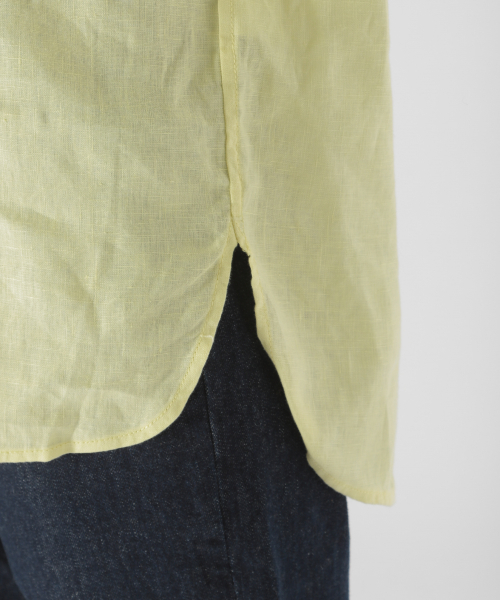 BAYFLOW(ベイフロー)の「リネンシャツ(シャツ/ブラウス・レディース・ホワイト/カーキ/ブルー/ネイビー/イエロー・SMALL/MEDIUM)」の17枚目の写真