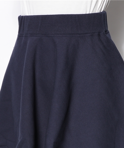 Another Edition(アナザーエディション)の「AE SWEAT フレアー SK(スカート・レディース・ネイビー/オフホワイト/ダークグレー・フリー)」の6枚目の写真