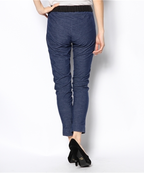 blanc basque（ブランバスク）の「【blanc basque】T/Cコールストレッチパンツ（その他パンツ・レディース・ベージュ/ネイビー/ピンク・FREE）」の5枚目の写真