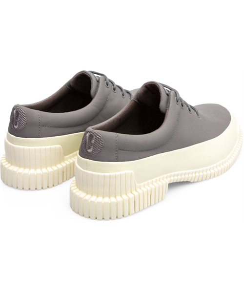 CAMPER（カンペール）の「[カンペール] PIX / レースアップ プレーントゥ 外羽（スニーカー・メンズ・ホワイト×グレー・25.5cm/27.5cm/26.0cm/27.0cm）」の3枚目の写真
