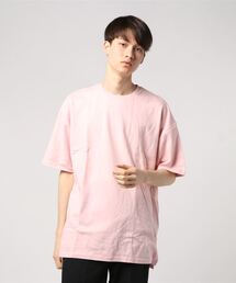 サイドジップコットンポンチビッグシルエットTシャツ