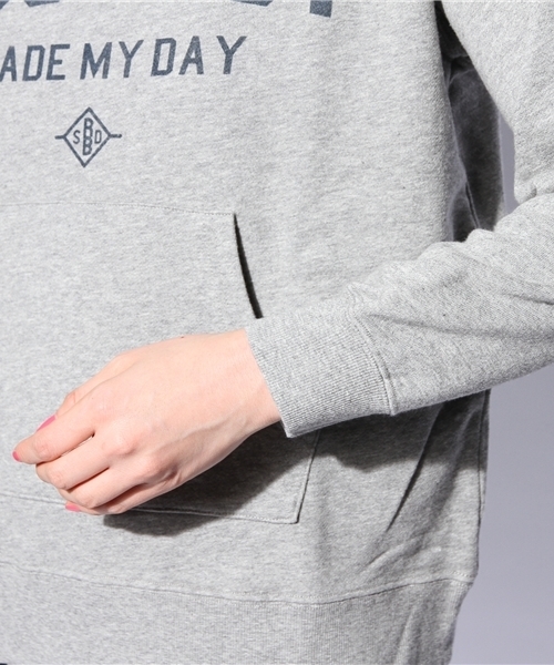 ROSE BUD（ローズバッド）の「S-LCTT-13233 YOU JUST PARKA（パーカー・レディース・グレー/ネイビー・ONE SIZE）」の9枚目の写真