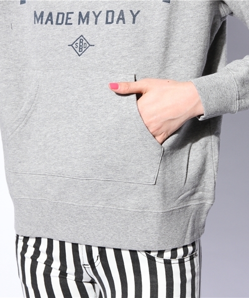 ROSE BUD（ローズバッド）の「S-LCTT-13233 YOU JUST PARKA（パーカー・レディース・グレー/ネイビー・ONE SIZE）」の8枚目の写真