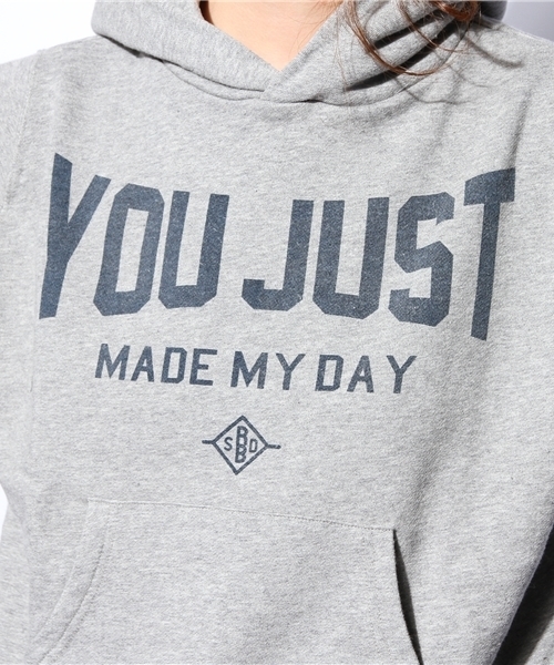 ROSE BUD（ローズバッド）の「S-LCTT-13233 YOU JUST PARKA（パーカー・レディース・グレー/ネイビー・ONE SIZE）」の7枚目の写真