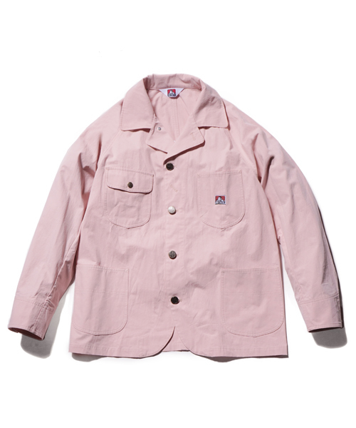 BEN DAVIS(ベンデイビス)の「BENDAVIS COLOR COVER ALL(カバーオール・メンズ・ネイビー/ピンク/オレンジ・MEDIUM/LARGE)」の1枚目の写真