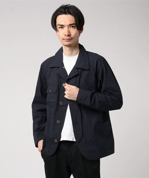 BEN DAVIS(ベンデイビス)の「BENDAVIS COLOR COVER ALL(カバーオール・メンズ・ネイビー/ピンク/オレンジ・MEDIUM/LARGE)」の9枚目の写真