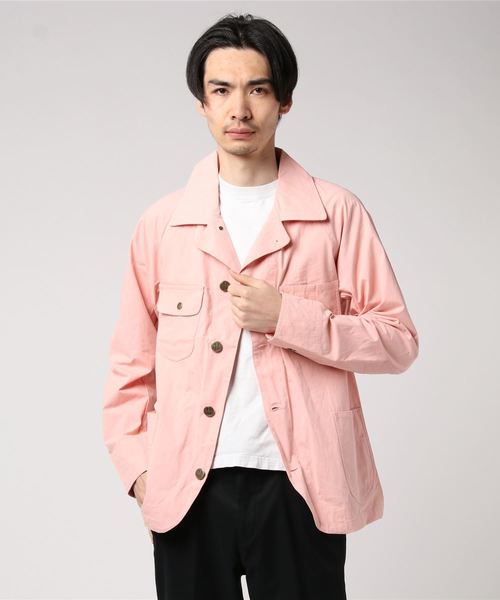 BEN DAVIS(ベンデイビス)の「BENDAVIS COLOR COVER ALL(カバーオール・メンズ・ネイビー/ピンク/オレンジ・MEDIUM/LARGE)」の8枚目の写真