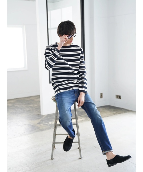 CRAFT STANDARD BOUTIQUE（クラフトスタンダードブティック）の「スリムデニムパンツ ☆○（デニムパンツ・メンズ・インディゴブルー/ワンウォッシュ・S/M/L）」の11枚目の写真