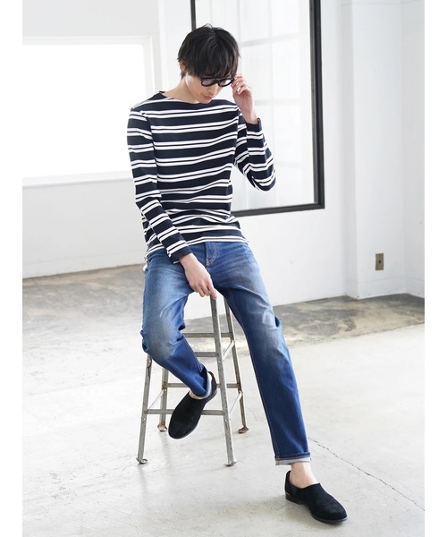 CRAFT STANDARD BOUTIQUE（クラフトスタンダードブティック）の「スリムデニムパンツ ☆○（デニムパンツ・メンズ・インディゴブルー/ワンウォッシュ・S/M/L）」の16枚目の写真