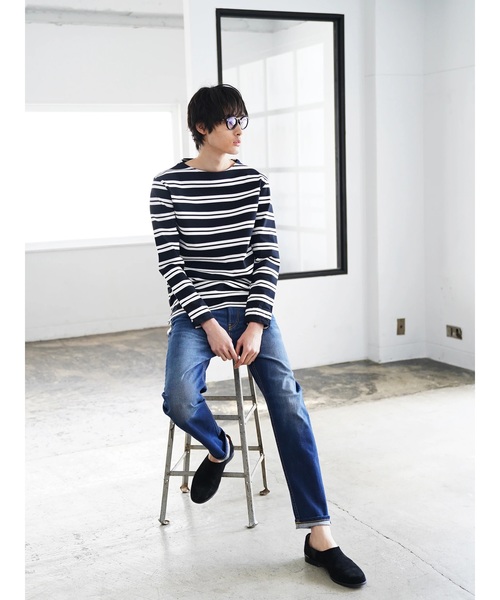 CRAFT STANDARD BOUTIQUE（クラフトスタンダードブティック）の「スリムデニムパンツ ☆○（デニムパンツ・メンズ・インディゴブルー/ワンウォッシュ・S/M/L）」の3枚目の写真