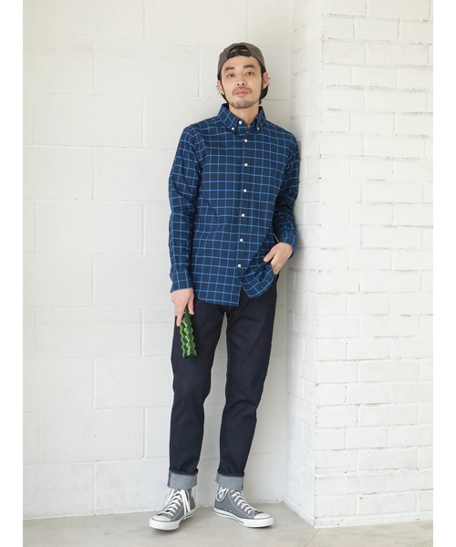 CRAFT STANDARD BOUTIQUE（クラフトスタンダードブティック）の「スリムデニムパンツ ☆○（デニムパンツ・メンズ・インディゴブルー/ワンウォッシュ・S/M/L）」の4枚目の写真
