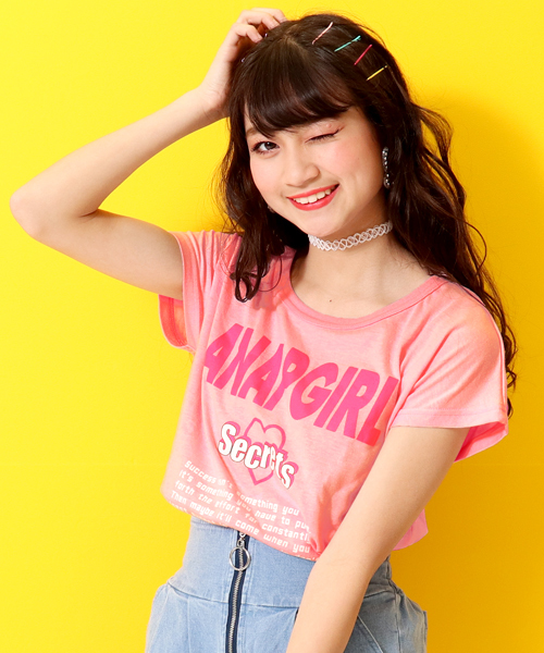 セール ハートアキtops ロゴキャミset Tシャツ カットソー Anap Girl アナップガール のファッション通販 Zozotown