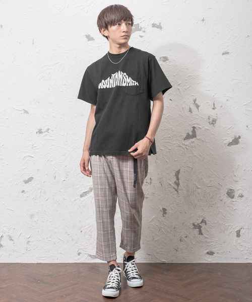 MinoriTY（マイノリティ）の「MOUNTAINSMITHヘビーウエイト半袖Tシャツ（Tシャツ/カットソー・メンズ・ブラック/ベージュ/ホワイト系その他・M/L）」の5枚目の写真