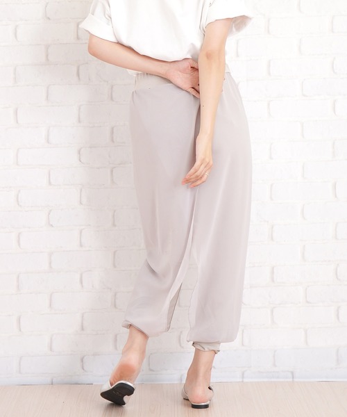 Amulet(アミュレット)の「ワイドパンツ(その他パンツ・レディース・ホワイト/ライトグレー/ブラック/ネイビー/ピンク・M/L/XL)」の12枚目の写真