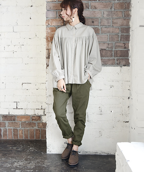 and it_（アンドイット）の「ゆるっくすストレッチデイリーパンツ（その他パンツ・レディース・ブラック/グレー/ベージュ/カーキ/ネイビー/グレー系/ネイビー系/ベージュ系/カーキ系/ブラック系・S/M/L/LL/3L/4L）」の11枚目の写真