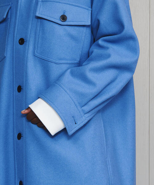 ジャケット・アウター H BEAUTY&YOUTH MELTON LONG CPO JACKET H BEAUTY&YOUTH MELTON LONG CPO JACKET