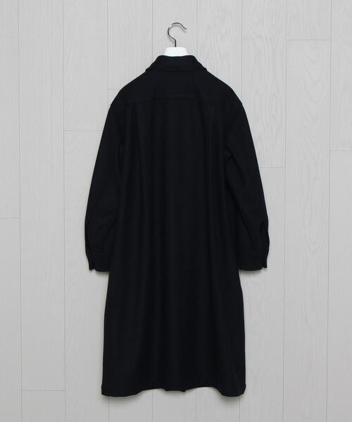 H　BEAUTY&YOUTH UNITED ARROWS（エイチビューティーアンドユースユナイテッドアローズ）の「＜H＞MELTON LONG CPO JACKET/ジャケット ο（その他アウター・レディース・ピンク/ライトブルー/ネイビー・MEDIUM/SMALL）」の6枚目の写真