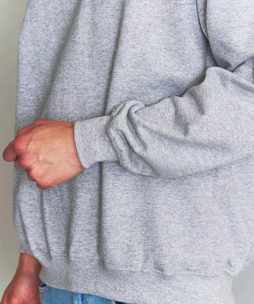 dahl'ia（ダリア）の「＜dahl’ia＞ PATCH SWEAT/スウェット（スウェット・メンズ・ブラック/グレー・MEDIUM/LARGE）」の14枚目の写真