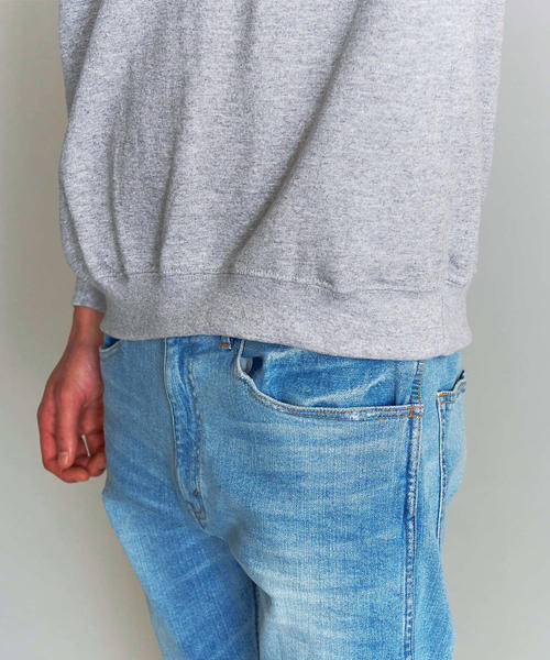 dahl'ia（ダリア）の「＜dahl’ia＞ PATCH SWEAT/スウェット（スウェット・メンズ・ブラック/グレー・MEDIUM/LARGE）」の6枚目の写真