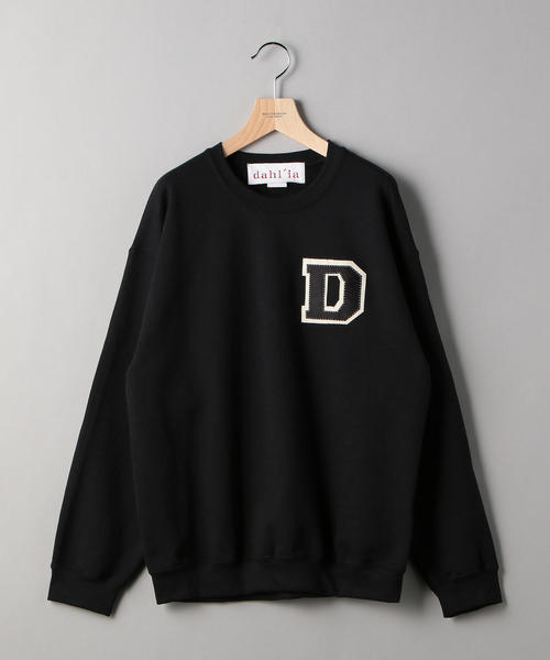 dahl'ia（ダリア）の「＜dahl’ia＞ PATCH SWEAT/スウェット（スウェット・メンズ・ブラック/グレー・MEDIUM/LARGE）」の3枚目の写真