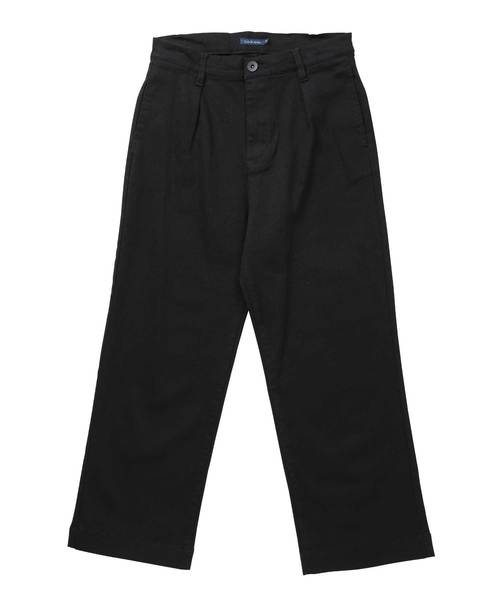 Lulu ＆ Arnie（るるあんどあーにー）の「1タック ワイド チノパン & デニムパンツ（チノパンツ・メンズ・ホワイト/チャコールグレー/ブラック/ベージュ/ネイビー/インディゴブルー/ワンウォッシュ・MEDIUM/LARGE/X-LARGE/SMALL）」の16枚目の写真