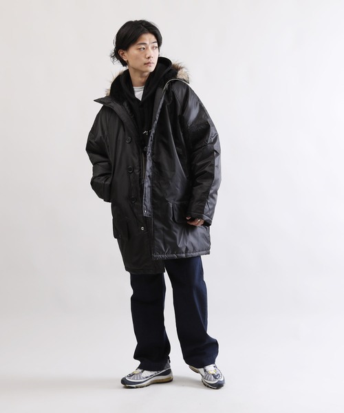 Lulu & Arnie(るるあんどあーにー)の「1タック ワイド チノパン & デニムパンツ(チノパンツ・メンズ・ホワイト/チャコールグレー/ブラック/ベージュ/ネイビー/インディゴブルー/ワンウォッシュ・MEDIUM/LARGE/X-LARGE/SMALL)」の20枚目の写真