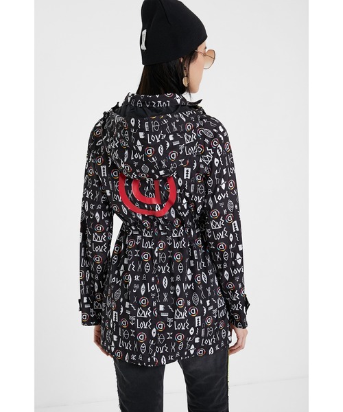 Desigual(デシグアル)の「エコフレンドリーレインコート(その他アウター・レディース・ブラック・2L/S/M/L)」の5枚目の写真
