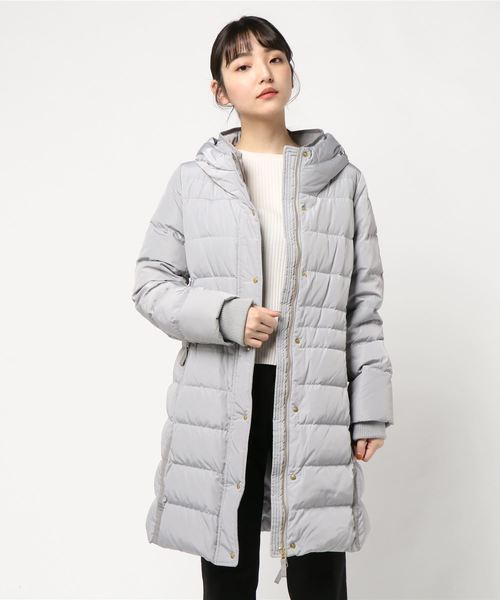 miniyu(ミニュウ)の「グログランダウンコート(ag)(その他アウター・レディース・ライトグレー/ネイビー/ベージュ・M/L)」の8枚目の写真