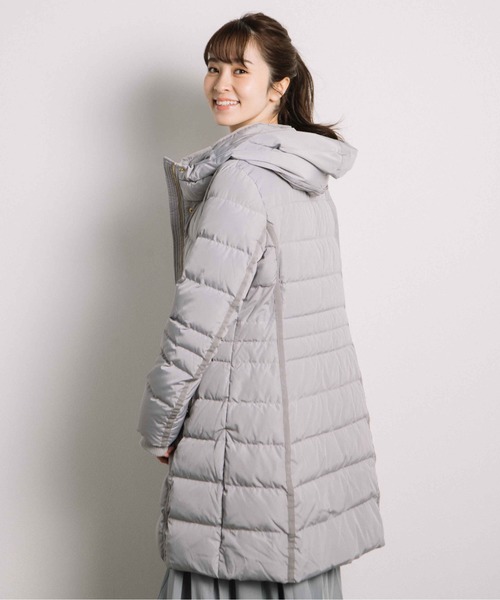 miniyu(ミニュウ)の「グログランダウンコート(ag)(その他アウター・レディース・ライトグレー/ネイビー/ベージュ・M/L)」の18枚目の写真